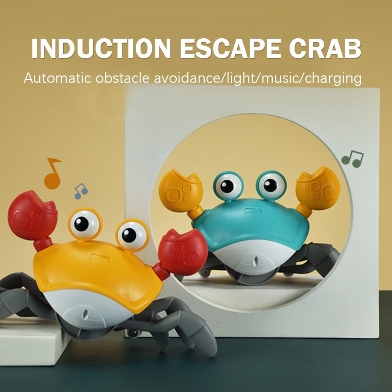Walking Crab Toy Induction Escape Rechargeable Electric